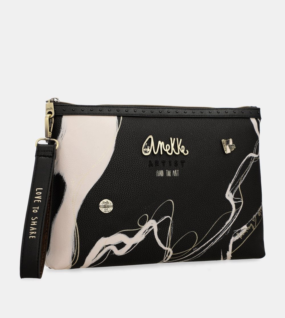 Torebka Anekke Nature Shodo Black Clutch Bag Damskie | 148YQRSCA