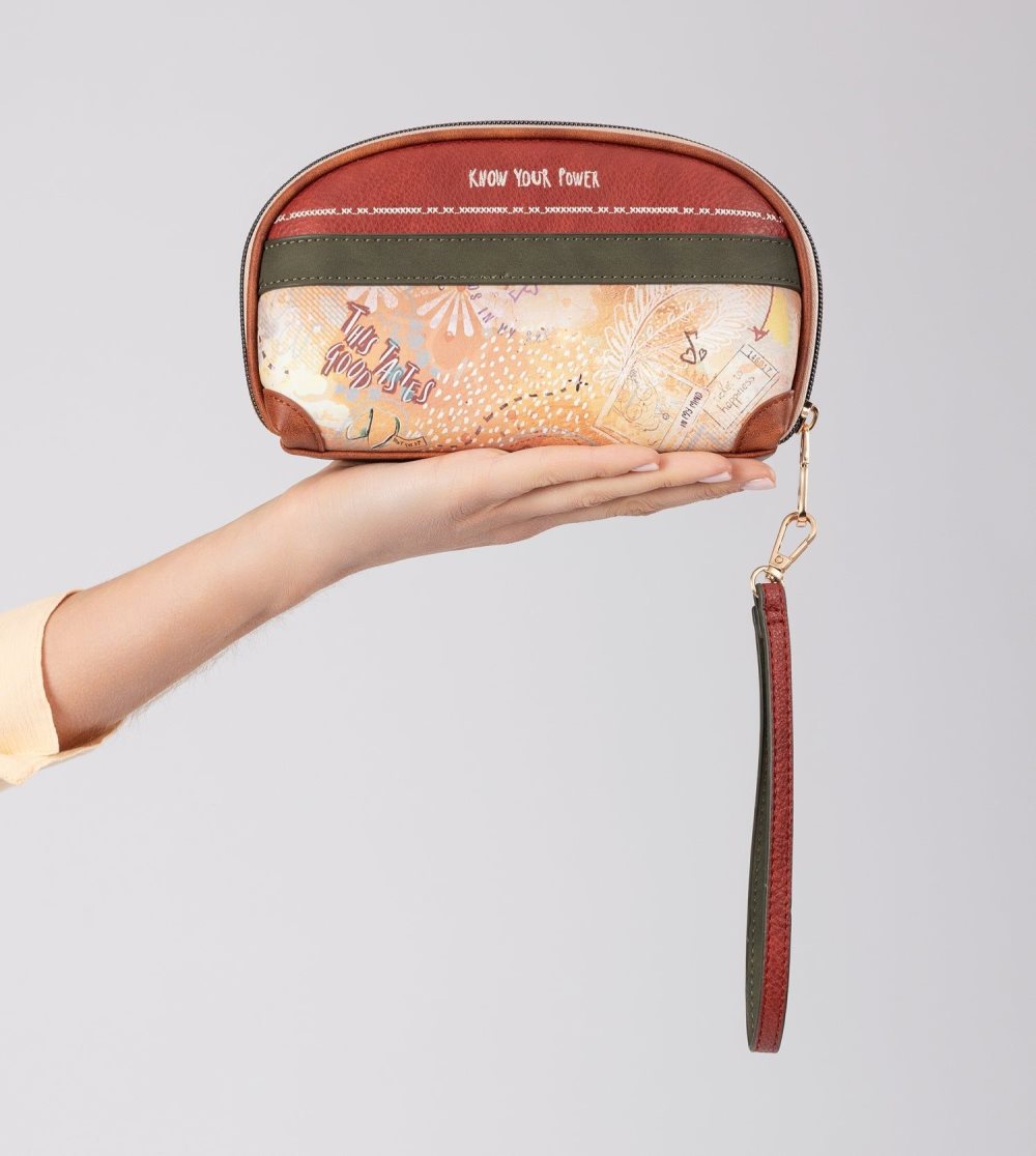 Torebka Anekke Peace & Love Camel Rfid Holdall Bag Damskie | 578TBPUWM