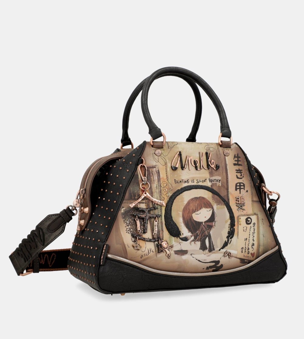 Torebka Anekke Shoen Large Black Tote Bag Damskie | 130AVTHKQ
