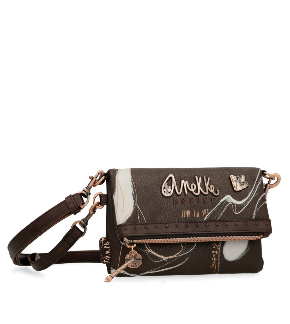 Torebka Anekke Small Brown Shoulder Bag Nature Shodo Damskie | 310YUWLRE
