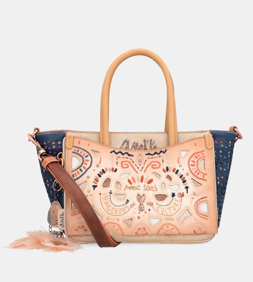Torebka Anekke Tribe Shoulder Tote Bag With Two Handles Damskie | 701FVDBYQ