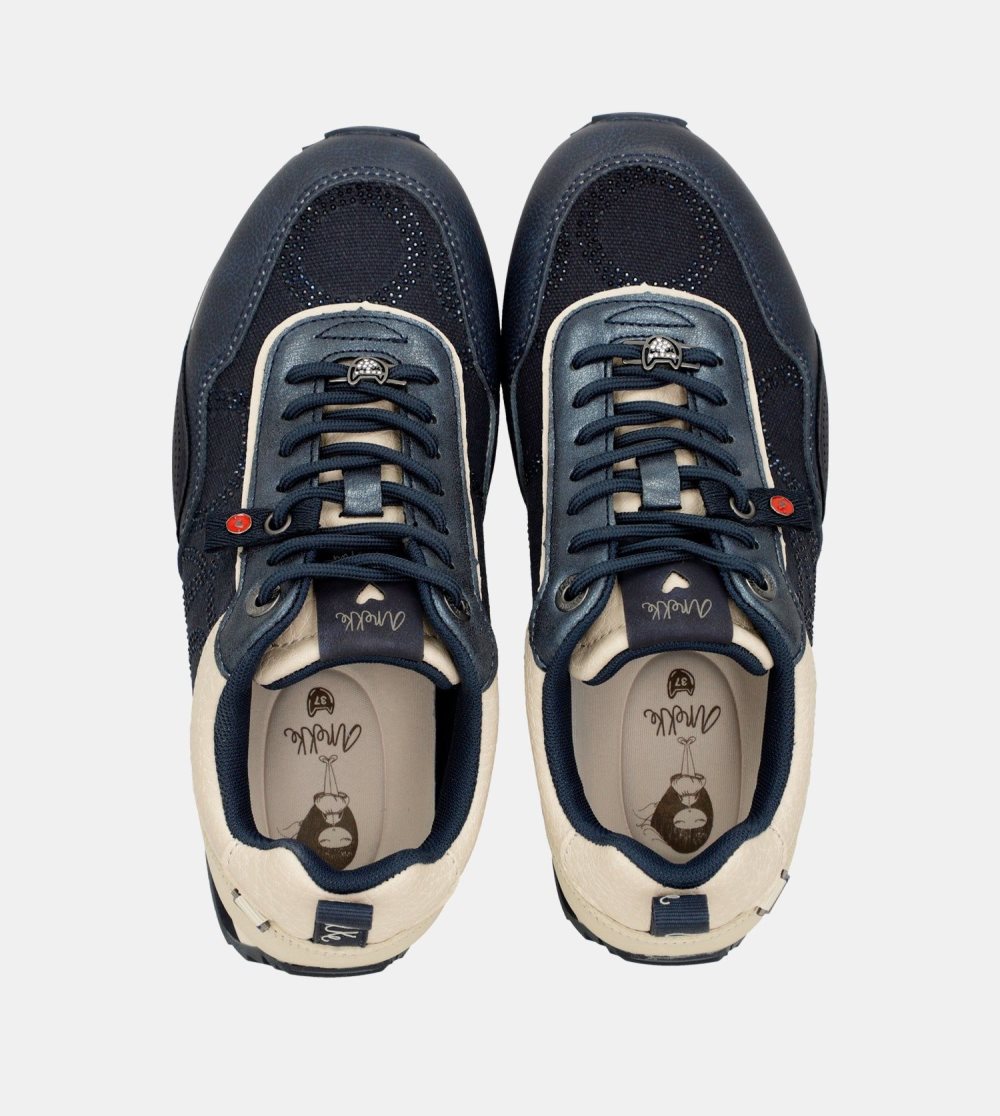 Trampki Anekke Hollywood Navy Blue Sneakers Damskie | 617ZYNAPH