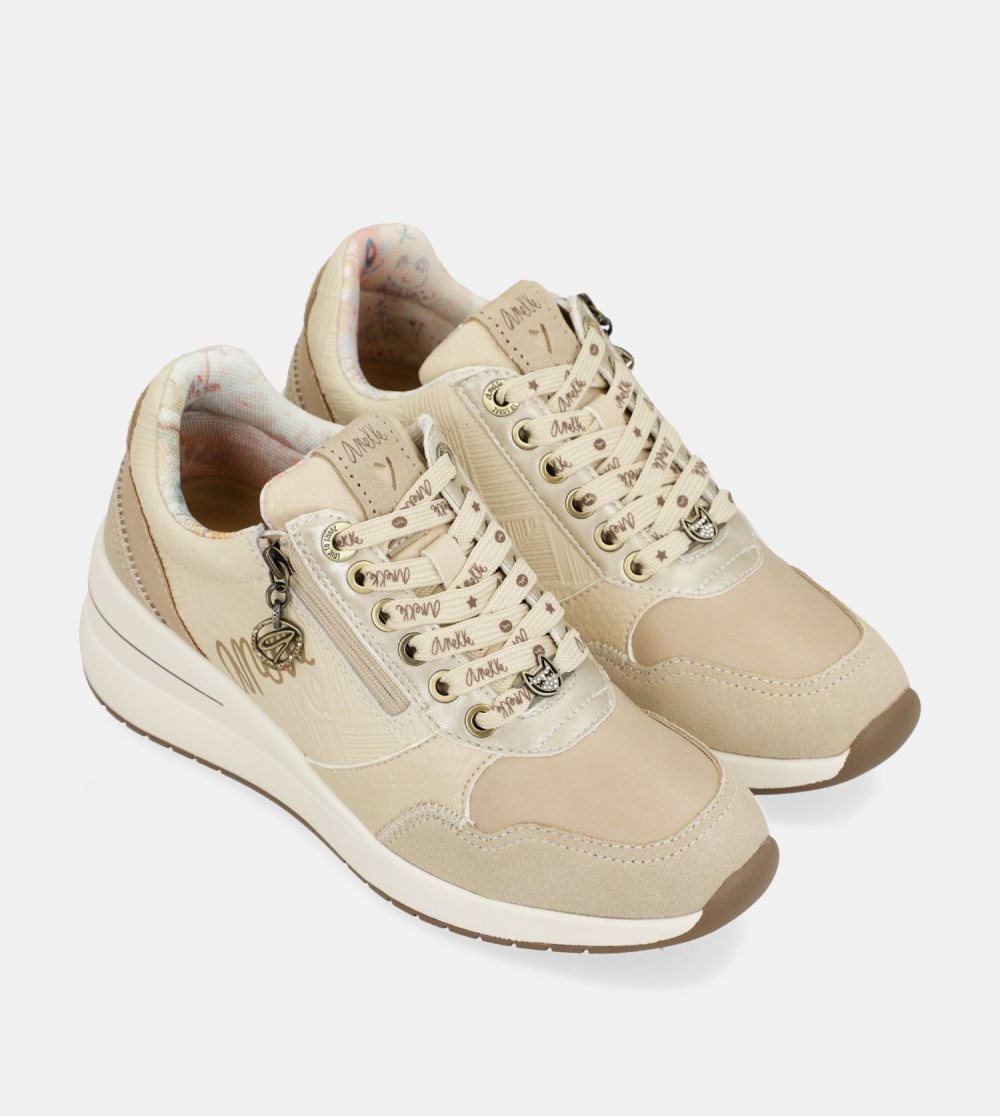 Trampki Anekke Peace & Love Wedge Sneakers Damskie | 265NXZFEM