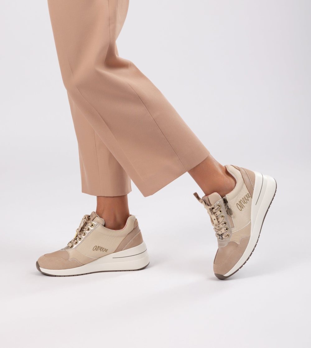 Trampki Anekke Peace & Love Wedge Sneakers Damskie | 265NXZFEM