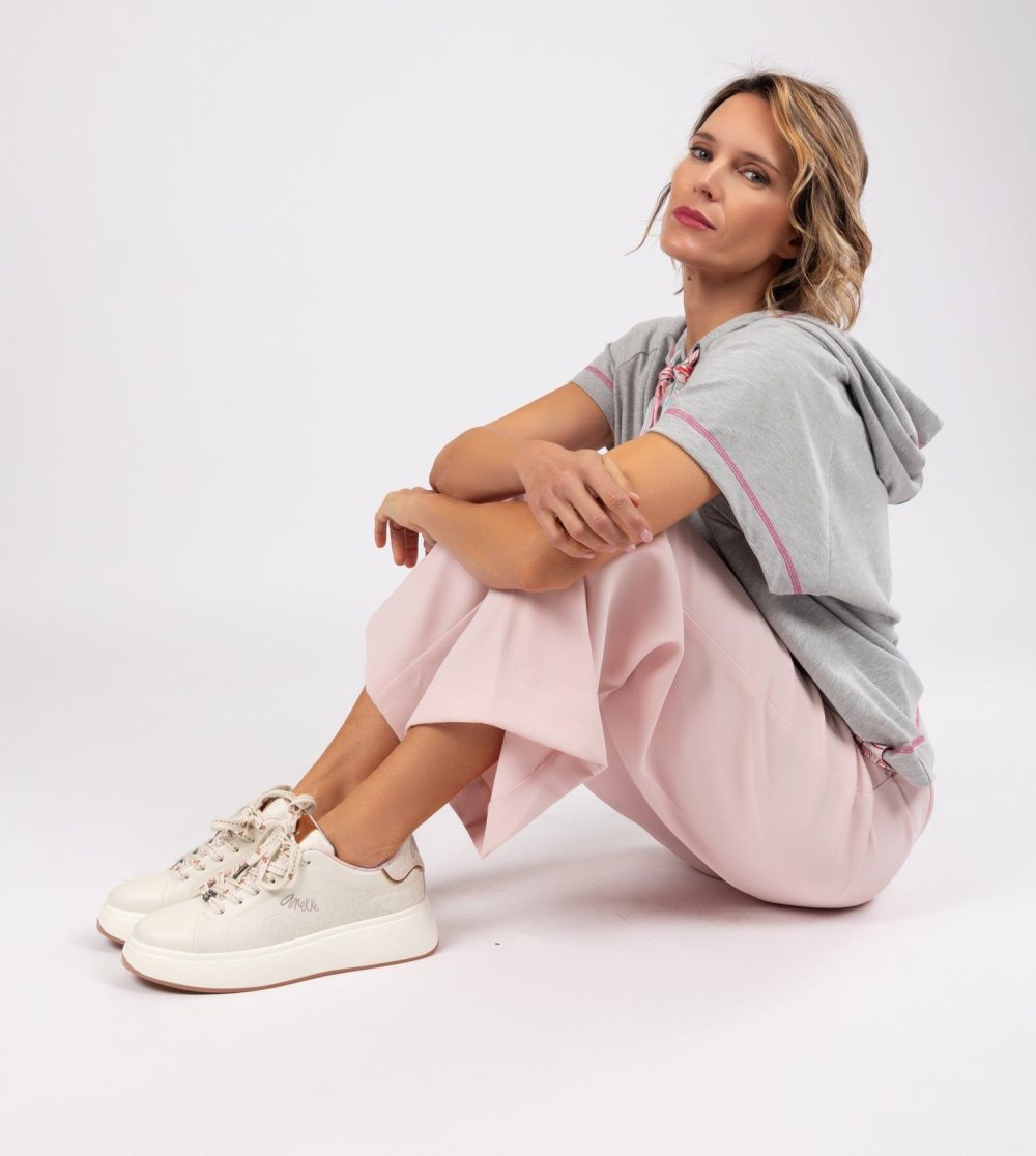 Trampki Anekke Peace & Love White Sneakers Damskie | 780ZGBCRP