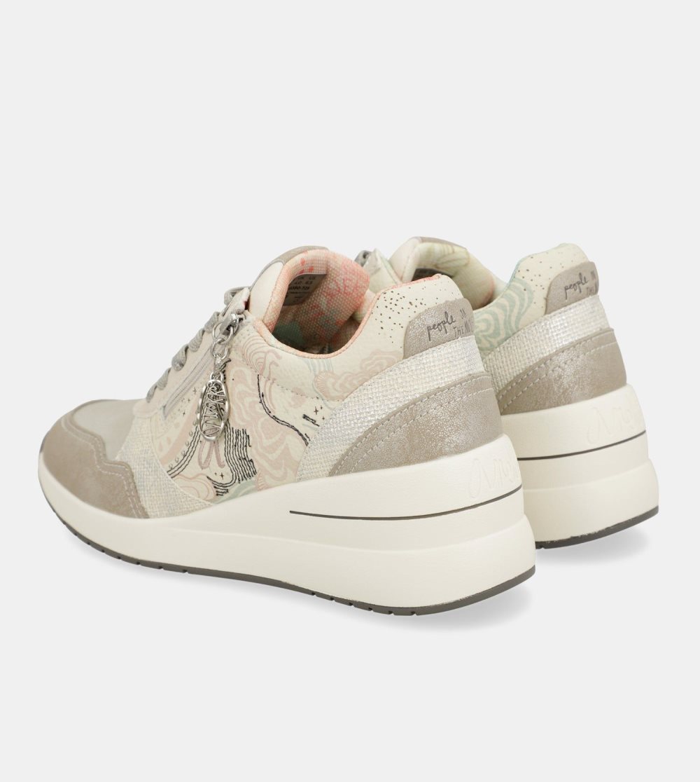 Trampki Anekke Psicodelic Wedge Sneakers Damskie | 903XBOENU