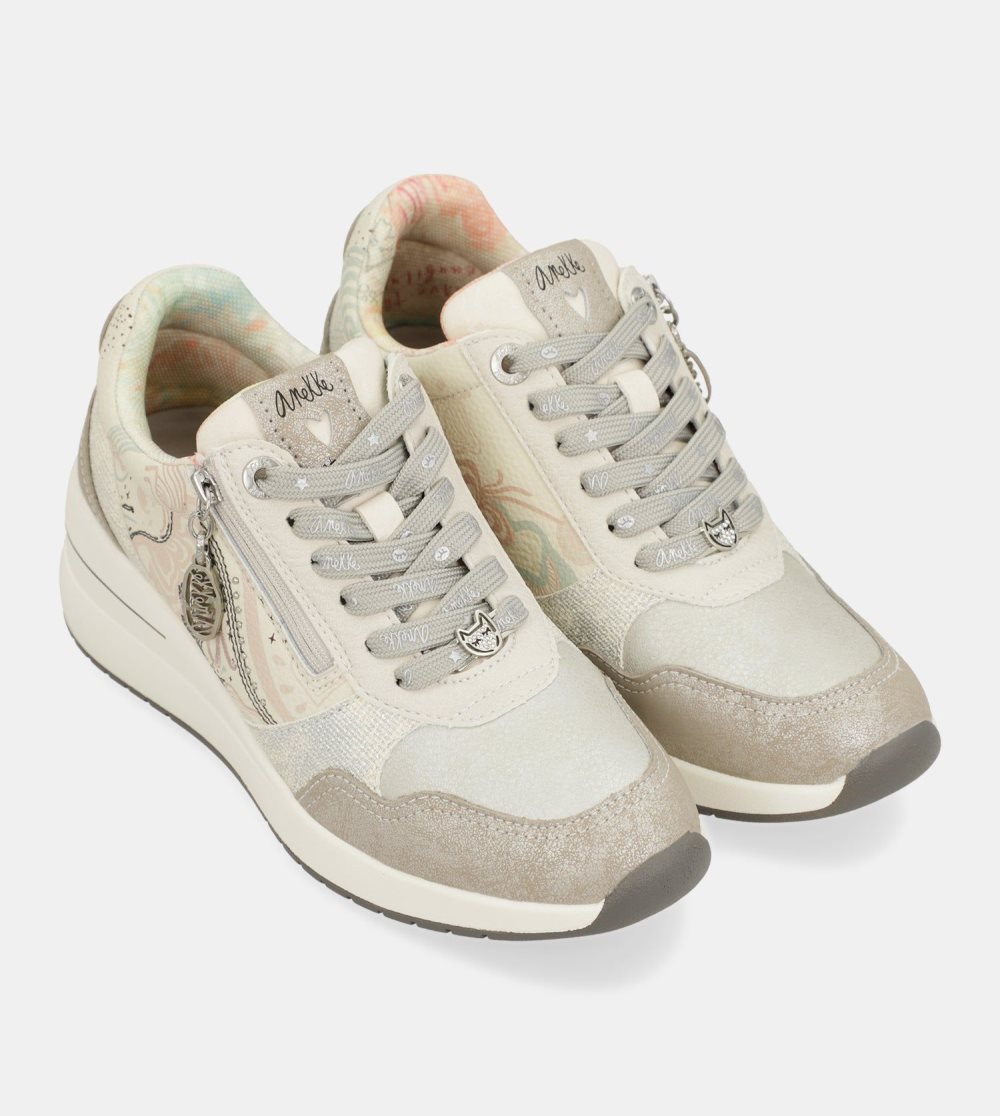 Trampki Anekke Psicodelic Wedge Sneakers Damskie | 903XBOENU